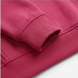 Sudadera con Capucha Oversize Lisa Bordada Personalizada al por Mayor, Sudaderas de Streetwear para Mujer, Tops de Gimnasio de Manga Larga - Product Image 6