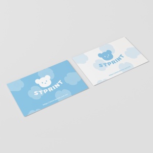 Perruque personnalisée carte de visite avec forme personnalisée impression numérique et offset CMJN/papier couché couleur spot - Product Image 5