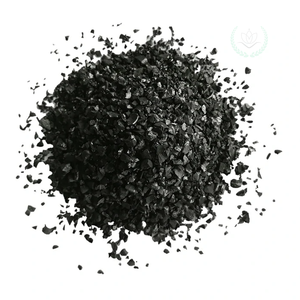 Charbon actif granulaire de coque de noix de coco pour la filtration de l'eau industrielle, la purification de l'air, média d'adsorption premium, haute qualité - Product Image 1