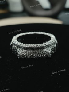 VVS Moissanite Iced Out <b>Watch</b> <b>Case</b> Custom Round Bezel For GA2100 Fully Diamond Luxury Sport Men <b>Watch</b> - Product Image 2
