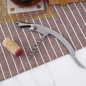 TECHNOFIRST Sanding Knife Pourer Stopper Drip Ring 4-Piece Set Black <b>Box</b> Stainless Steel 3 Mini Wine Bottle Opener Eco-Friendly - Product Image 2