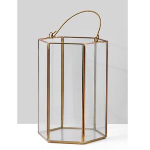 Farol de Cristal Marroquí Hecho a Mano con Diseño Perfecto para Uso en Interiores/Exteriores, Decoración Navideña Geométrica para el Hogar - Product Image 1