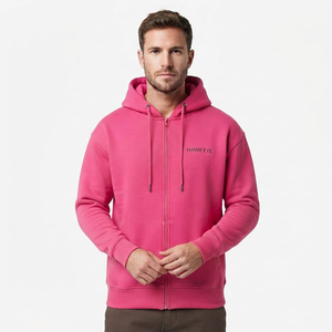 Sudadera con Capucha para Hombre, Estilo Oversize, Hombros Caídos, con Bolsillos Laterales, de Algodón Grueso, con Cordón Ajustable - Product Image 3