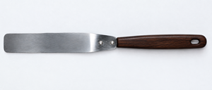 Spatule professionnelle en acier inoxydable pour le placage et la décoration des gâteaux, idéale pour les chefs, flexible et inclinée, pour étaler le beurre et la crème. - Product Image 4