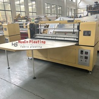 Nouvelle machine de plissage aveugle en accordéon Sunray de jupe de service sur mesure du fabricant HuaEn pour la machine de plissage de vêtement de robe
