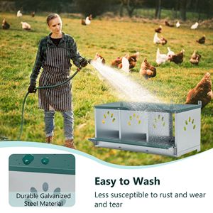 Nidi Metallici a 3 Scomparti Tipo H per Galline, Gabbie per Animali Tipo A Utilizzate per Allevamenti a Batteria e a Strati per la Produzione di Uova in Fattoria - Product Image 5