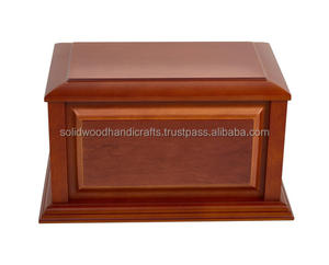 Urnas de cremación para adultos Urnas de madera para adultos Urnas funerarias Tamaño personalizado Suministros funerarios - Product Image 4