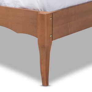 <b>Queen</b> <b>Bed</b> Made Of Solid Mahogany With Rattan Backrest and Natural Finishing For Indoor Use. - Product Image 5