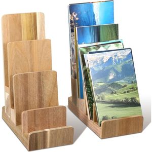 RR ENTERPRISES - Estante para Libros Minimalista de Madera con Almacenamiento de Documentos, Elegante Librero y Estantería Modelo RR202513320 - Product Image 5