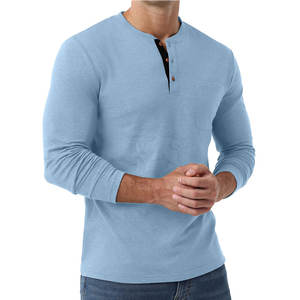 เสื้อเชิ้ตแขนยาวสีพื้นสไตล์ล่าสุดมาใหม่ ผ้าฝ้าย ขายส่งเสื้อเชิ้ตแขนยาวสำหรับผู้ชาย - Product Image 6