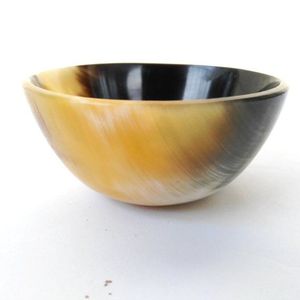 Bol en corne de buffle véritable, élégant bol de service décoratif, vaisselle en corne de buffle pour table à manger, vente en gros de plats en corne de buffle - Product Image 6