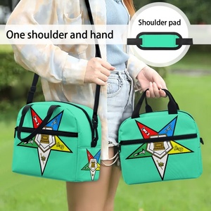 Bolsa de Almuerzo para Mujer, Impresión Bajo Demanda, Bolsa de Comida Portátil, Bolsa de Picnic Aislada y Compacta para Dama - Product Image 4