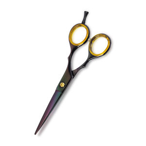 กรรไกรตัดขนสัตว์เลี้ยงปลายทู่ พร้อมที่พักนิ้วสองนิ้ว - Product Image 1