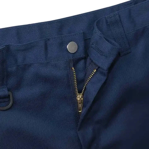 Navy Yellow Reflective <b>Cargo</b> <b>Work</b> <b>Pants</b> Industrial Safety Trousers with Hi Vis Tape for Construction Workwear - Product Image 6