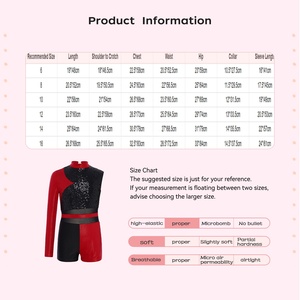 6-16 Kids Girls Gymnastics Dance Jumpsuit Metallic Leotard Dancewear Performances Competitions <b>Hip</b> Hop Dance <b>For</b> Girls - Product Image 6