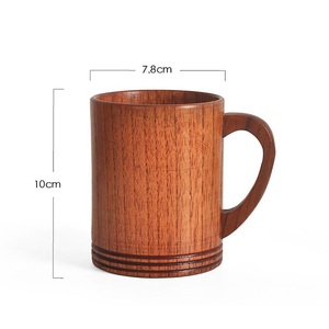 แก้วไม้พรีเมียม แก้วน้ำไม้ทำมือ สำหรับกาแฟ ชา นม และเครื่องดื่มทั่วไป - Product Image 4