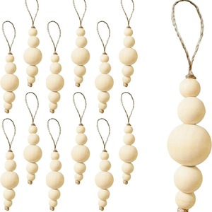 Best Selling <b>Rustic</b> <b>Wooden</b> Bead Garlands Eco Friendly Handmade Decor for Nursery and Living Room Styling Available For Sale - Product Image 2