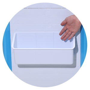 MN-DC002 Beste Prijs Ziekenhuismeubilair Medische Geneeskunde <span class=keywords><strong>Trolley</strong></span> Met Gratis Verdeelde Lade En Kleurgecodeerde Vuilnisbakken - Product Image 4