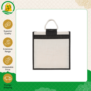 Nouvelles arrivées : sac shopping en jute écologique de haute qualité avec poignée ronde rembourrée et tressée, provenant d'Inde. - Product Image 5