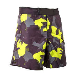 Shorts de boxe personnalisés à sublimation, légers, à séchage rapide, respirants, vêtements de sport MMA pour hommes, 100% polyester, OEM - Product Image 1