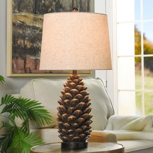 Rustic Design Wood <b>Table</b> Lamps Lamp Bases-Eco-Friendly Handmade Lightweight Rectangle <b>Shape</b> for Living Room | Aqudus Saleem - Product Image 5