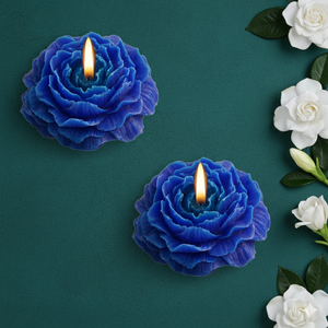 Bougie parfumée artisanale de luxe en forme de rose 3D, 100% cire de soja naturelle, respectueuse de l'environnement, pour les cadeaux de mariage, vente en gros - Product Image 1