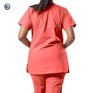 Tenues professionnelles d'hôpital pour le personnel infirmier, en matière respirante et douce, ensembles uniformes de travail. - Product Image 5