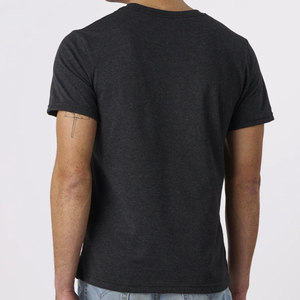 T-shirt à manches courtes pour homme en coton de bambou, t-shirts durables pour homme, t-shirt d'été à col rond, t-shirt en jersey bio pour homme - Product Image 3
