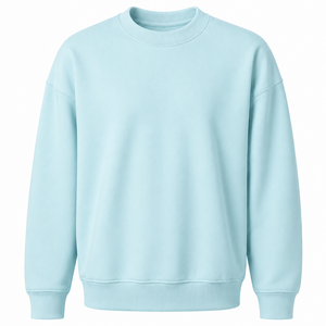 OEM Custom 340 GSM Cotton Polyester Pullover Premium Essential Oversized Casual Streetwear Factory Manufacturer - Product Image 2