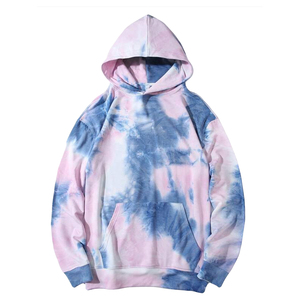 Sweat à capuche tie-dye personnalisé pour homme, 100% coton, confortable, impression numérique, capuche ajustable, prix abordable. - Product Image 1