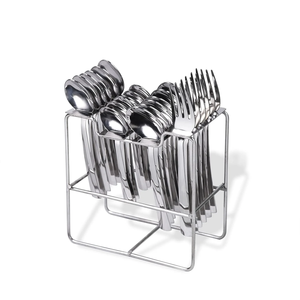ที่วางช้อนสแตนเลสตกแต่งสวยงามสำหรับภาชนะใส่อาหาร อุปกรณ์ครัวรักษ์โลก ขายส่ง - Product Image 6