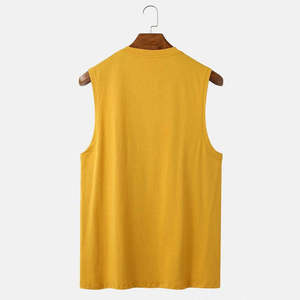 Custom Fashion Tank Tops Wholesale OEM Manufacturer Supplier Cotton Sleeveless Vest Private Label Bulk Production - Product Image 3