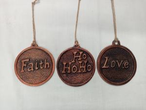 Decoraciones Navideñas al por Mayor para el Hogar, Adornos Metálicos para Árbol de Navidad, Hechos a Mano y Personalizados, Hermosos Adornos Decorativos para el Hogar - Product Image 4