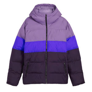 Men Premium Hooded Bubble Jacket <b>Waterproof</b> <b>Warm</b> Quilted Lightweight Full Zip Winter Casual Regular Fit Outdoor Outerwear Front - Product Image 4