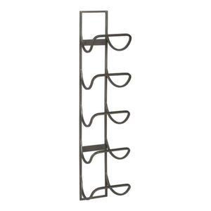 Antique Metal Wine Rack With Handle 3 Bottle Capacity Home Dining Room Decor Furniture Handmade Wine Racks - Product Image 2