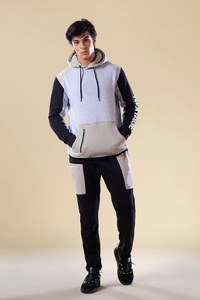 Tuta Invernale <span class=keywords><strong>Elegante</strong></span> da <span class=keywords><strong>Uomo</strong></span> in Poliestere/Cotone, <span class=keywords><strong>Abbigliamento</strong></span> <span class=keywords><strong>Sportivo</strong></span> Personalizzato, Set Due Pezzi di Alta Qualità, <span class=keywords><strong>Abbigliamento</strong></span> <span class=keywords><strong>Sportivo</strong></span> OEM - Product Image 2