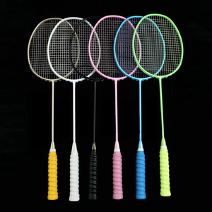 Raquette de badminton en fibre de carbone pas chère pour deux joueurs, idéale pour l'entraînement - Product Image 4