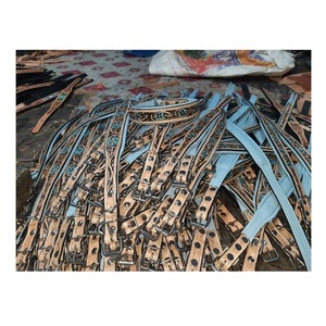 Western Style Cow Leather Soft <b>Padded</b> Tooled Dog Collar With Floral Hand Tooled Pet Collar at Wholesale Price - Product Image 1