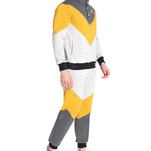 Ensemble de survêtement décontracté pour homme au design classique, deux pièces avec veste et pantalon assortis, adapté à un usage quotidien - Product Image 3