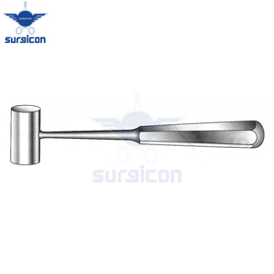 Marteau chirurgical orthopédique Partsch, longueur 18 cm / 7 pouces, diamètre 22 mm, poids 200 g / 7 oz, instrument pour os - Product Image 2