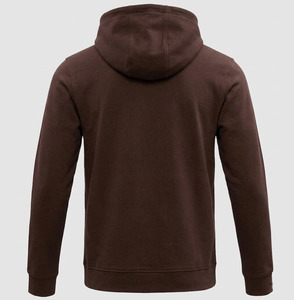 รับผลิตเสื้อผ้าตามสั่ง MOQ ต่ำ เสื้อฮู้ดซิปเต็มตัว ผ้าฝ้ายฟลีซ 100% ทรงหลวมไหล่ตก แจ็คเก็ตซิป - Product Image 2
