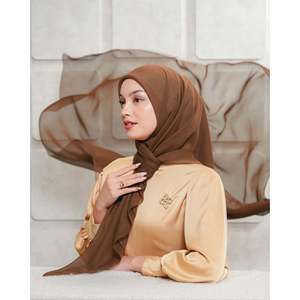 HL ปารีส แอพริคอท แฟชั่น ไดมอนด์ โลโก้ สแควร์ ผ้าพันคอไหม-อเนกประสงค์ - Product Image 3