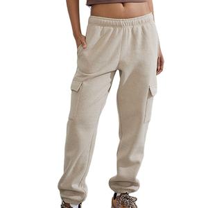Pantalones Cargo para Mujer con Diseño de Múltiples Bolsillos Personalizados, Pantalones Deportivos de Cintura Elástica Cómodos y de Alta Calidad, Joggers para Mujer - Product Image 5