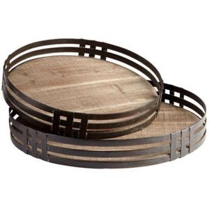 Industrial Design Wooden Serving <b>Trays</b> With Border Design And Rope Handles Kitchenware Use Multifunctional Design <b>Storage</b> <b>Tray</b> - Product Image 5