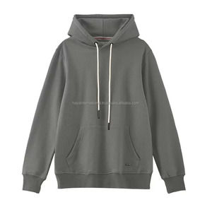 Best Selling Colorful <b>Plain</b> Sweatshirt <b>Men</b> Plus Size <b>Black</b> Cotton Fleece Custom Logo <b>Hoodie</b> - Product Image 4