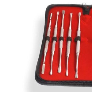 ชุดตะไบกระดูก 8 ชิ้น สำหรับศัลยกรรมทันตกรรม ศัลยกรรมกระดูกสัตว์  ทำจากสแตนเลสสตีล  ชุดเครื่องมือขึ้นรูปกระดูกแบบสองด้าน - Product Image 2