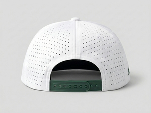 Casquette Snapback Hip Hop personnalisée à 5 panneaux, maille perforée découpée au laser, broderie 3D en relief, visière plate, logo réglable, OEM, sport et décontracté - Product Image 5