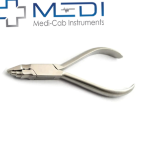 Alicate de Ortodoncia de Tres Puntas para Doblar Alambres Dentales de Acero Inoxidable, Certificado CE, Agarre Ergonómico, Resistente al Óxido, Autoclavable, 5 Mandíbulas - Product Image 5