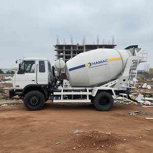 Camion malaxeur à béton 8x4 10m3, machine mobile de mélange de ciment avec tambour - Product Image 3