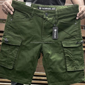 Shorts de Algodón Ecológicos, Casuales, Lavados, Estampados, Transpirables, para Todas las Temporadas, Talla XL, Ropa de Otoño en Stock - Product Image 1